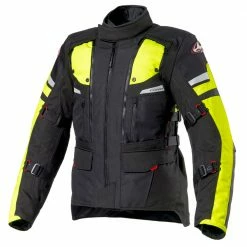 Touring Clover Dakar Wp Predisposta Airbag Nero-giallo Fluo