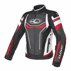 Tessuto Giacca Clover Airblade 4 Bianco Rosso