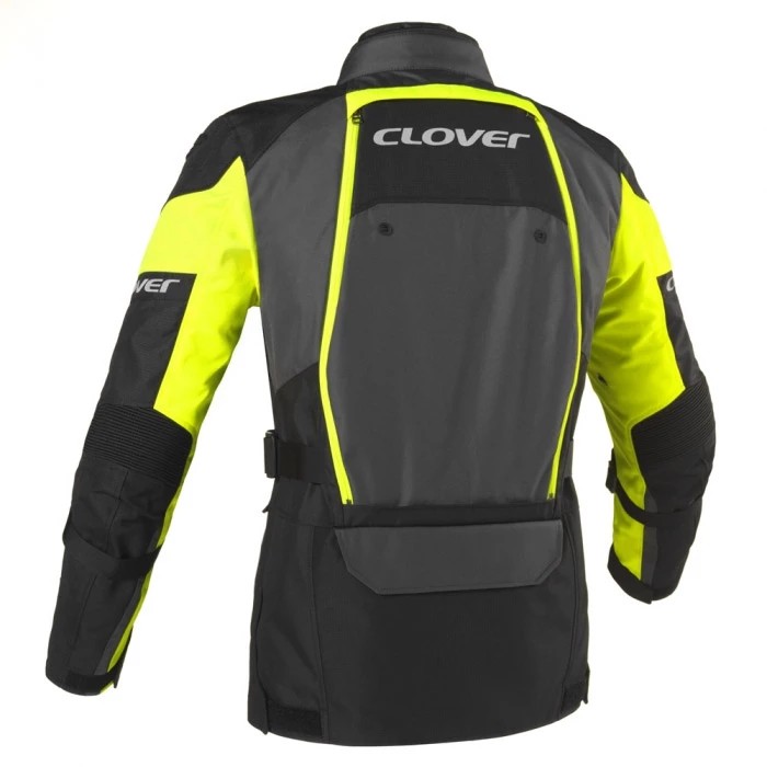 Touring Giacca Clover Dakar 2 Wp Nero Giallo 4 Touring Giacca Clover Dakar 2 Wp Nero Giallo - immagine 2