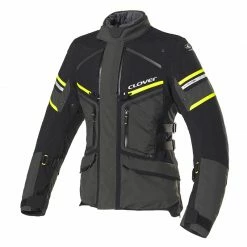 Touring Giacca Donna Clover Laminator 2 Wp Grigio Giallo