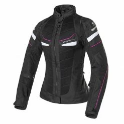 Tessuto Traforate Giacca Donna Clover Rainjet 2 Wp Nero Fucsia