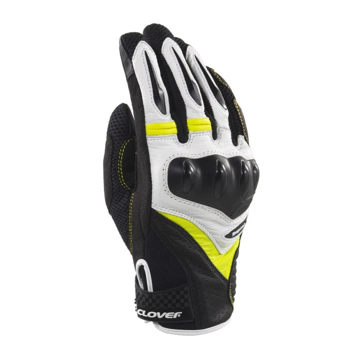 Estivi Guanti Clover Raptor 3 Nero Bianco Giallo 3 Estivi Guanti Clover Raptor 3 Nero Bianco Giallo