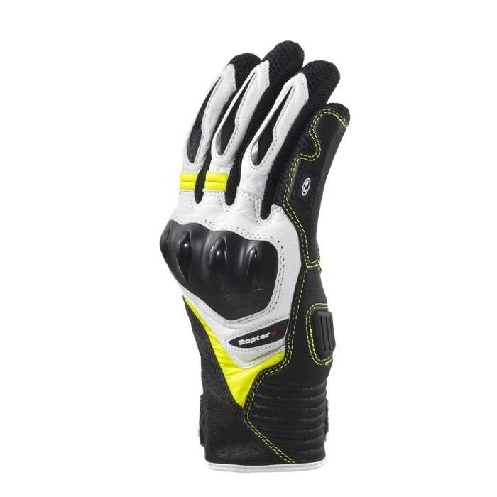 Estivi Guanti Clover Raptor 3 Nero Bianco Giallo 4 Estivi Guanti Clover Raptor 3 Nero Bianco Giallo - immagine 2