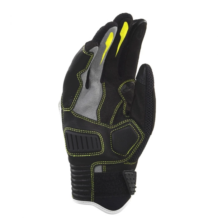 Estivi Guanti Clover Raptor 3 Nero Bianco Giallo 5 Estivi Guanti Clover Raptor 3 Nero Bianco Giallo - immagine 3